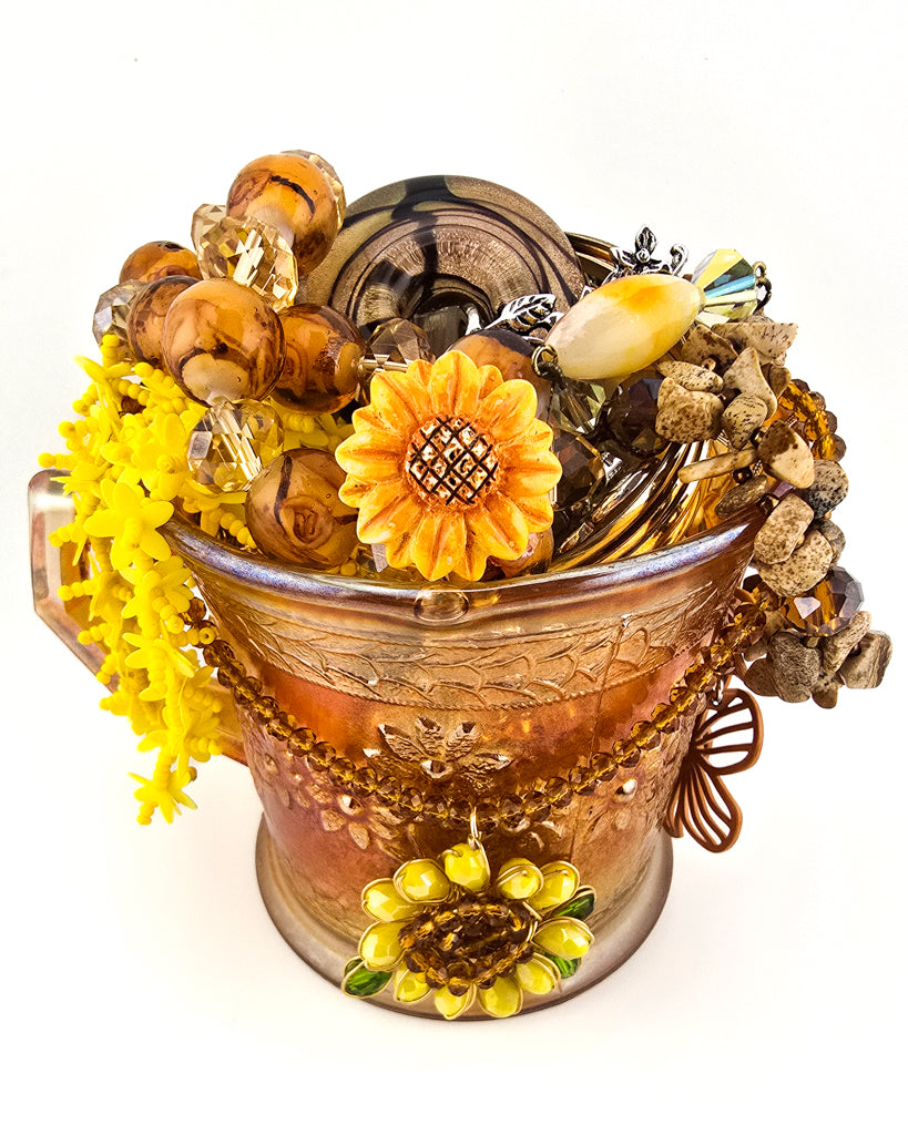 Sunlit Meadow Jewelry Jar