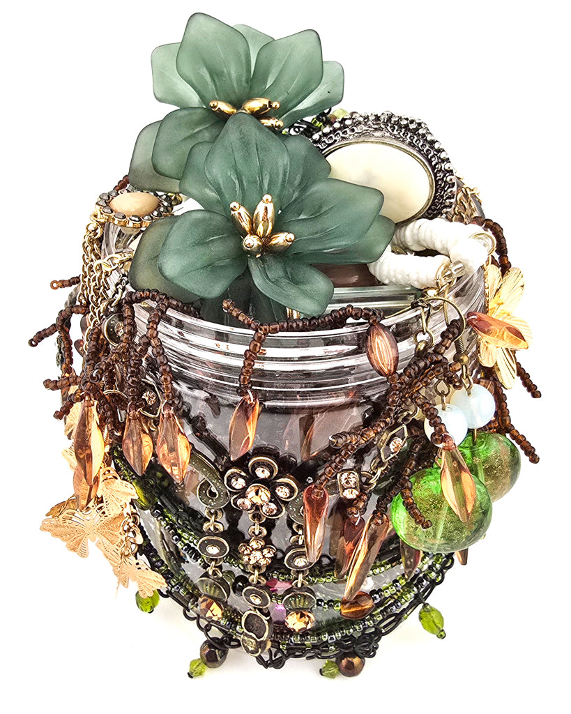 Enchanted Forest Jewelry Jar
