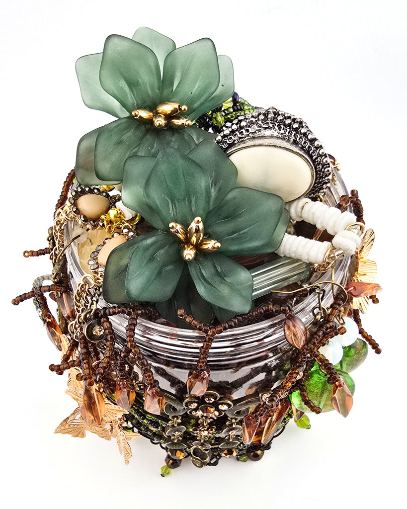 Enchanted Forest Jewelry Jar
